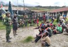 Satgas Manuntung Hangatkan Sinak, Jalin Persaudaraan Erat dengan Warga Papua Tengah